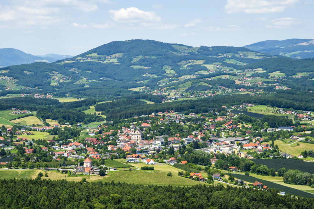 Landschaft mit Blick auf Kulm